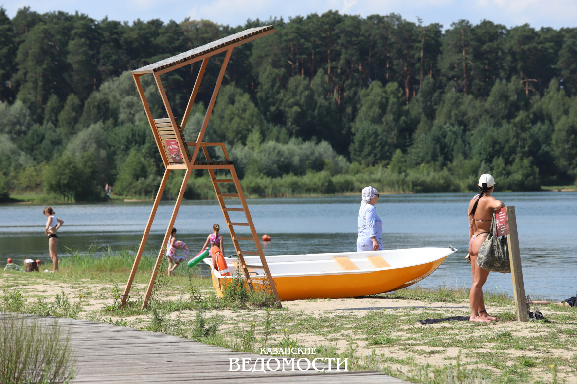 Названы пляжи Татарстана с безопасной водой и места, где купаться не рекомендуется