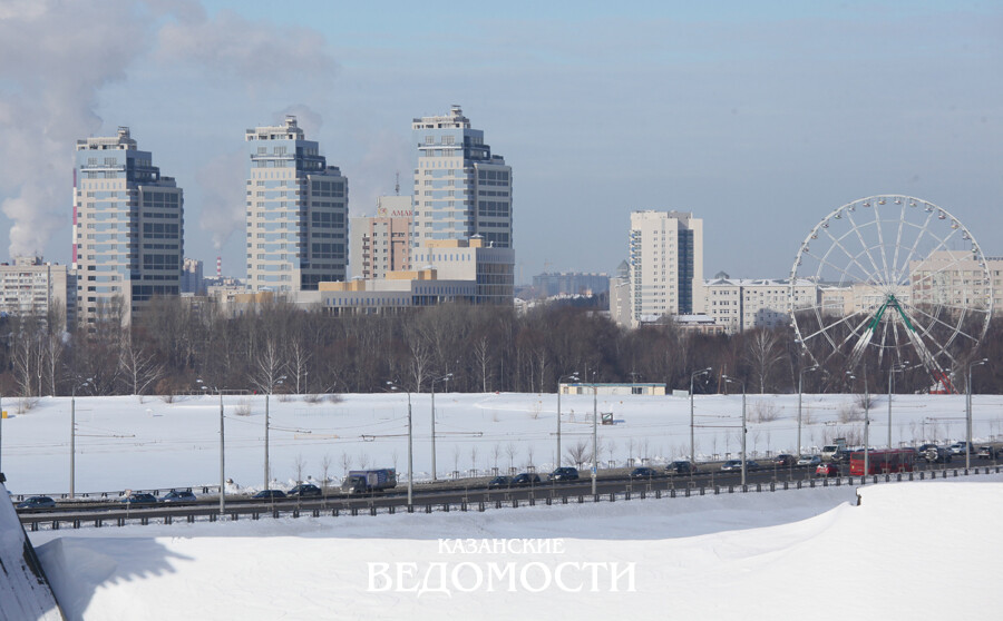 Январь не раз пугал казанцев рекордными морозами