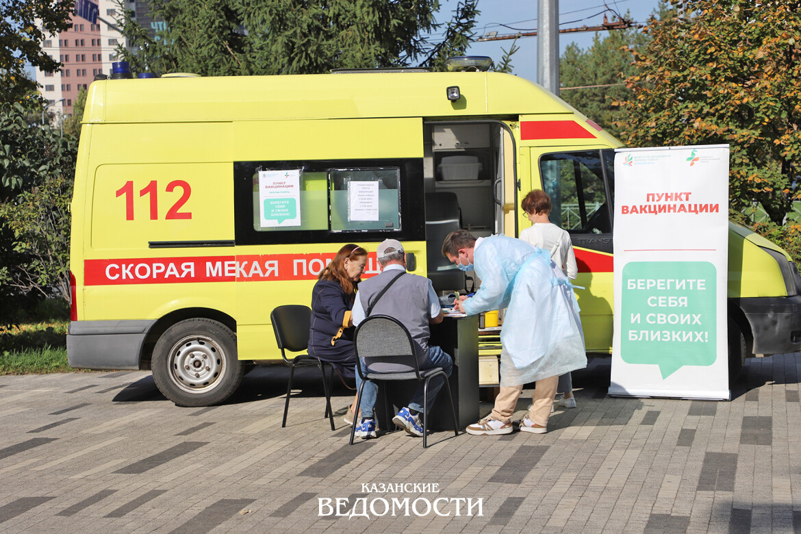 В Казани привиться от гриппа можно у станций метро
