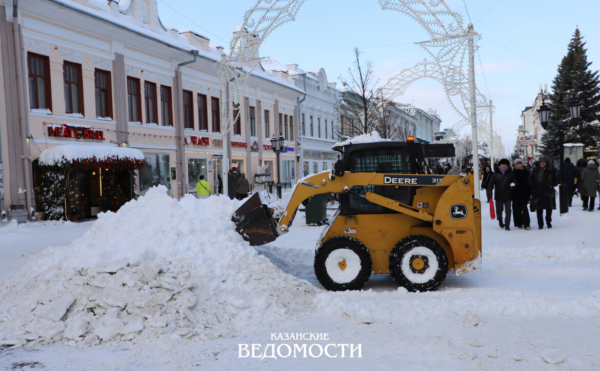 За 11 дней в Казани выпало больше половины снежной нормы