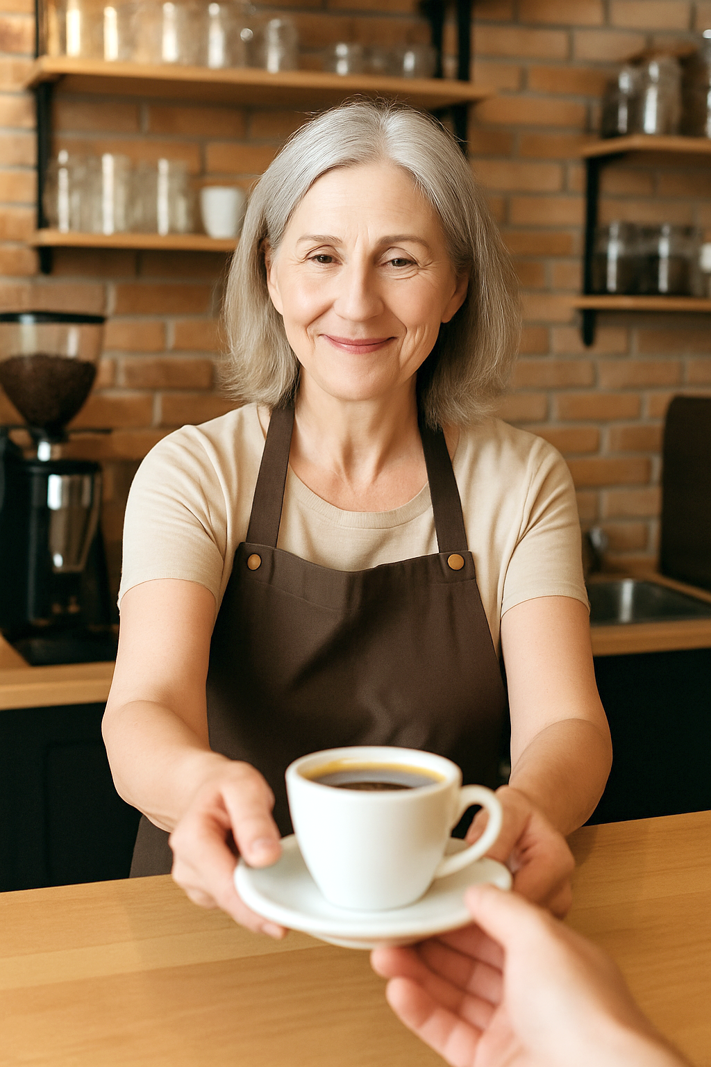 Добрая улыбка бывает важнее вкусного кофе