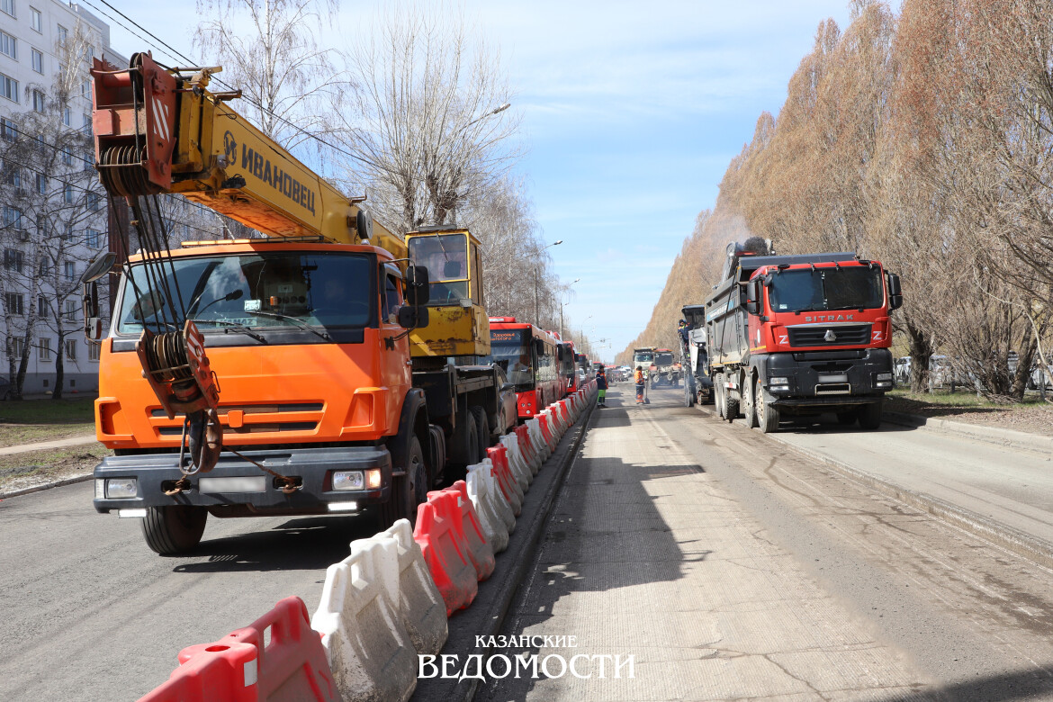 В столице РТ стартовал капитальный ремонт дорог