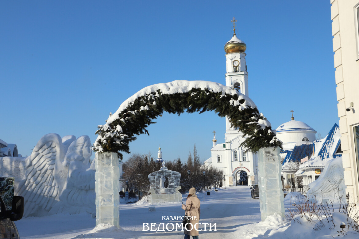 В Раифе находят покой для души и чудеса на льду