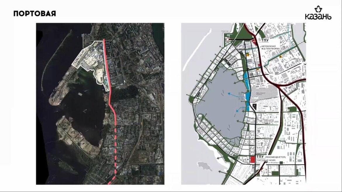 Проект речной порт казань