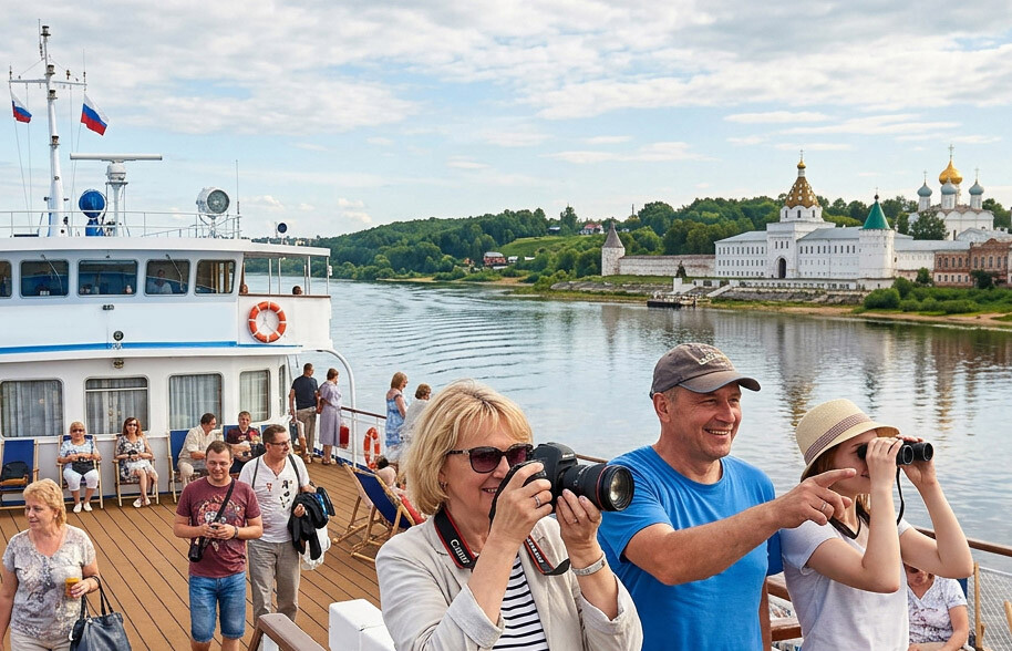 Речные круизы бьют рекорды: пассажиропоток вырос на 20%