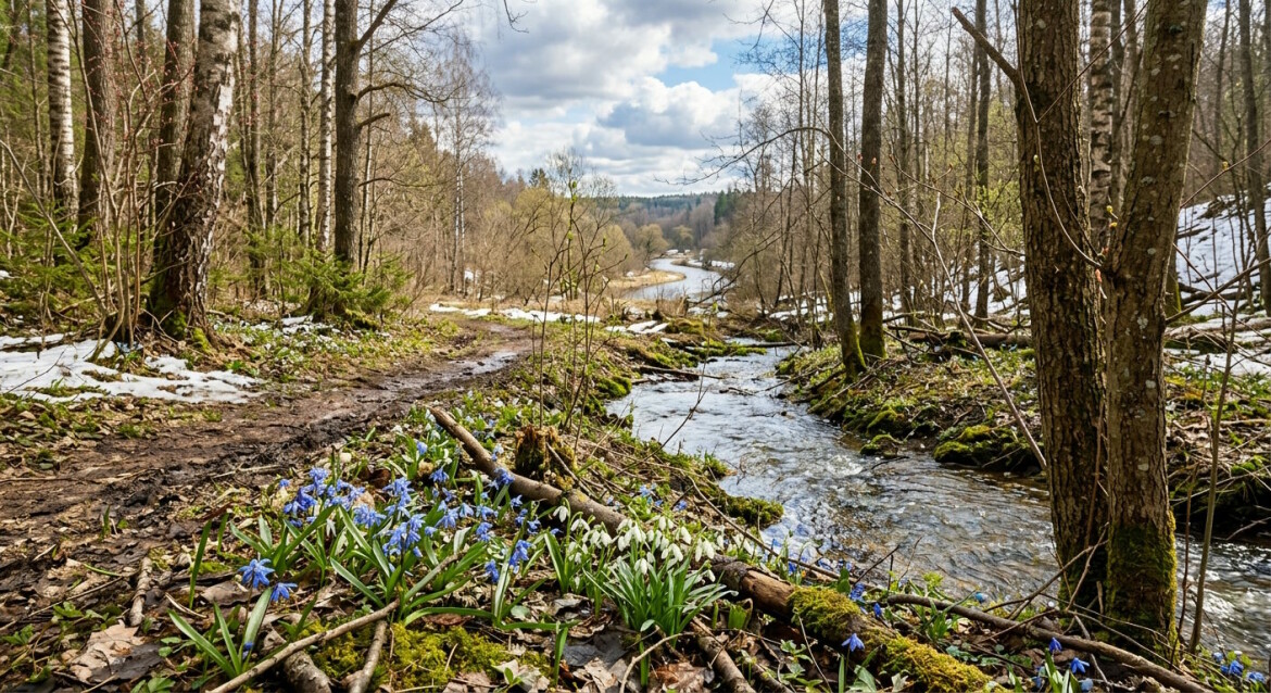 Снеготаяние, ледоход и первоцветы: как апрель пробуждает природу Татарстана