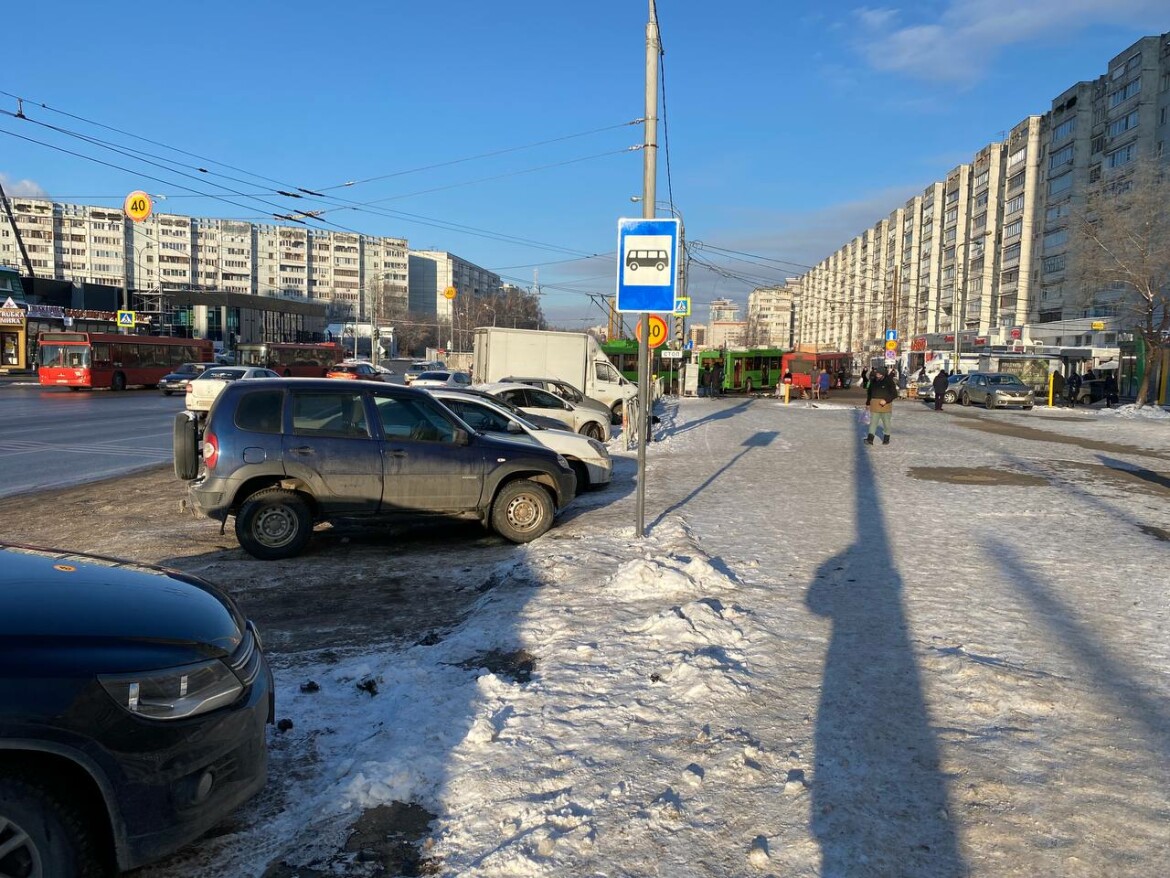 В Казани открыли объезд стройки метро в 10-м микрорайоне без павильона  остановки