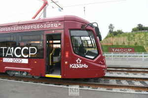 Самый длинный в России трамвайный маршрут окольцевал Казань
