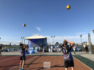 В Казани сыграли самый длинный волейбольный матч