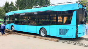 В Казань прибыл первый из троллейбусов нового поколения