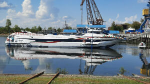 В Зеленодольске спустили на воду «Метеор — 2020», названный в честь поэта Муса Джалиля