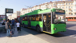 В Казани троллейбусы № 6 переводят на бескондукторную систему оплаты проезда