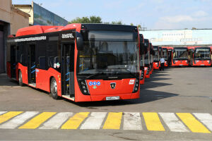 Первая партия новых автобусов прибыла в Казань