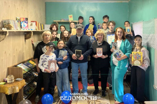 По инициативе «Казанских ведомостей» в детском лагере открылась библиотека