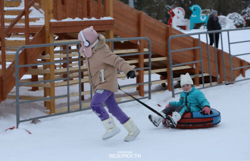 Чем привлекают казанцев заснеженные парки?
