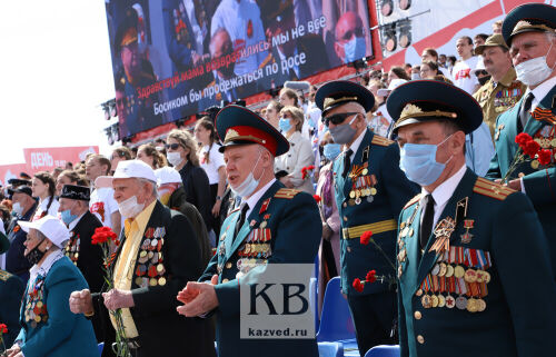 В Казани состоялся Парад Победы в честь 76-й годовщины Победы в Великой Отечественной войне